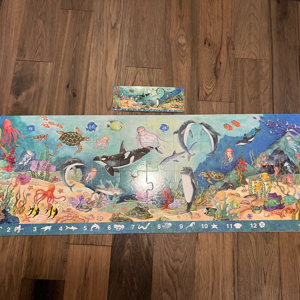 Search & Find Beneath the Waves Floor Puzzle - 48 Pieces